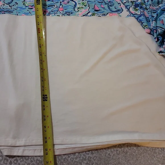 Lilly Pulitzer Finn Top Bali blue SZ-XXL - Picture 5 of 6